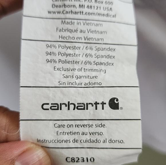 Carhartt White Medical/Nursing Jacket XL - Picture 7 of 8